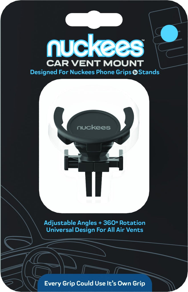 nuckees Original Smartphone Grip Auto Air Vent Mount