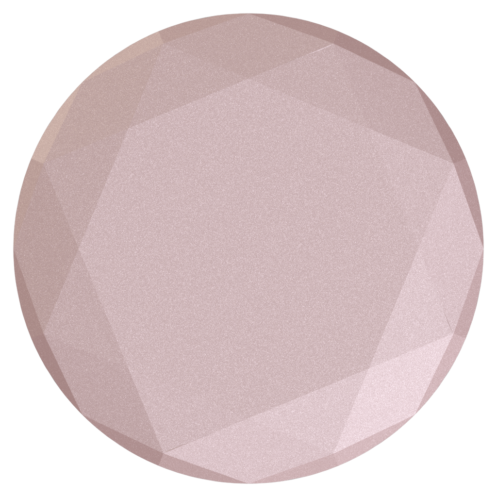 Rose Gold Metal Gem