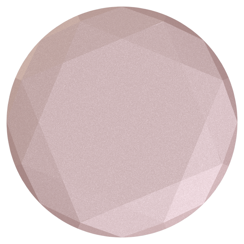 Rose Gold Metal Gem