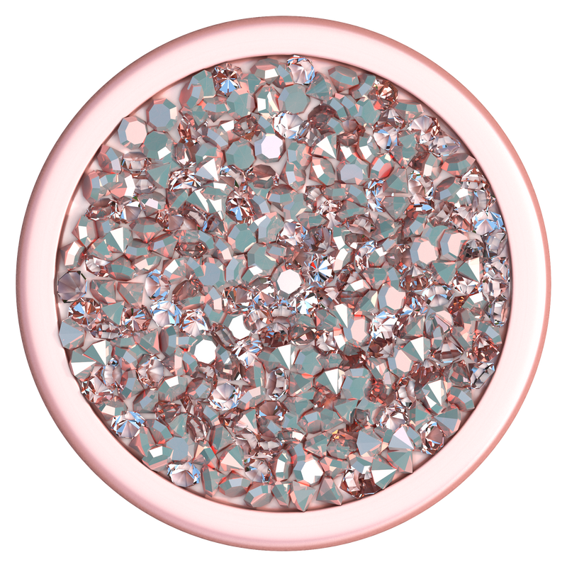 Rose Gold Diamond Cluster